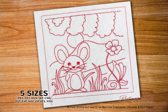 Cute-Mouse-Cartoon Lineart: Design Review for Small Business Merch
