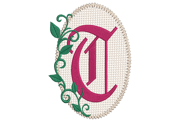 Olde English Monogram Letter T: Holiday Embroidery Review