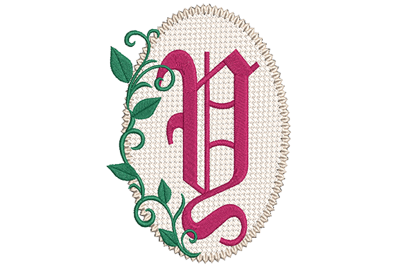 Olde English Monogram Letter Y Review for Embroidery Projects