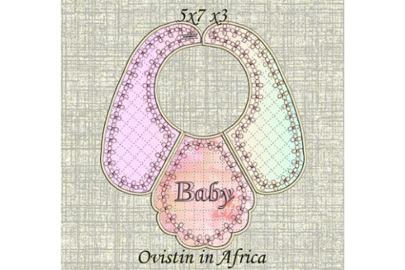 Pink Baby Bib for Small Hoops: A Craft Fair Review